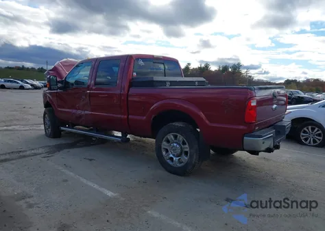 2015 Ford F-250 Lariat from USA, damaged, VIN 1FT7W2B65FEA30357